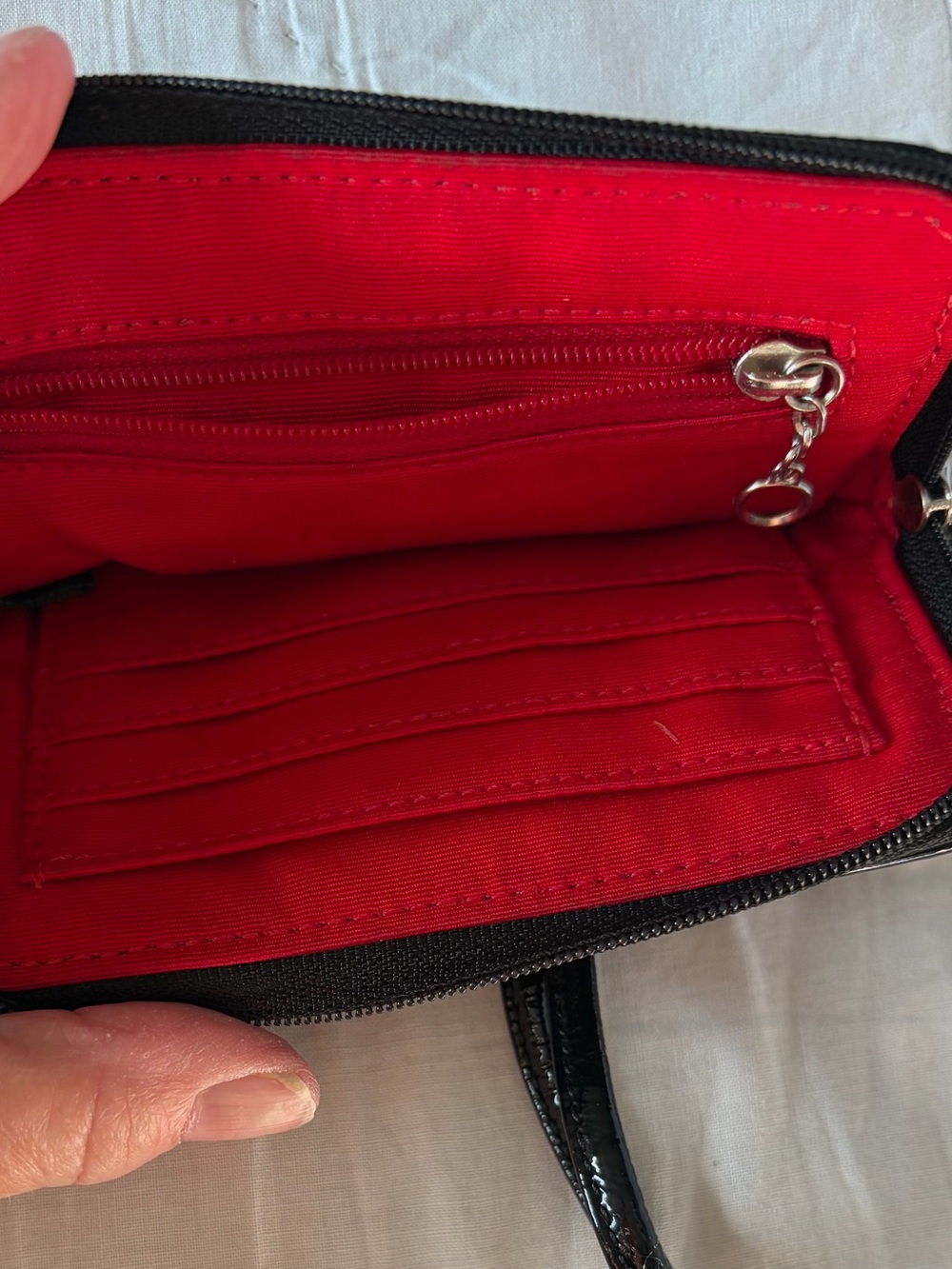 Coach Poppy Tartan Wristlet Zip - Picture 2 of 7